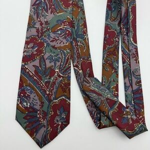Vintage Austin Reed London England 100% Italian Silk Men’s Neckties Floral